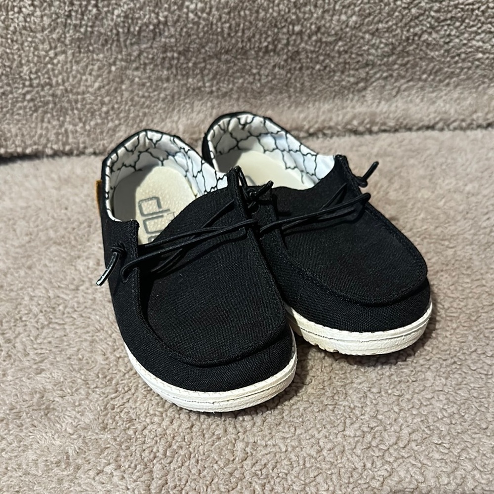 Hey Dude Black Casual Loafers